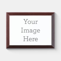 Maak je eigen houten 20,3 x 15,2 cm fotoplaat troffee gedenkplaat