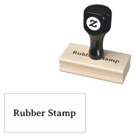 Maak Je Eigen Houten Handvat 1.5" x 3" Hout Kunst  Rubberstempel