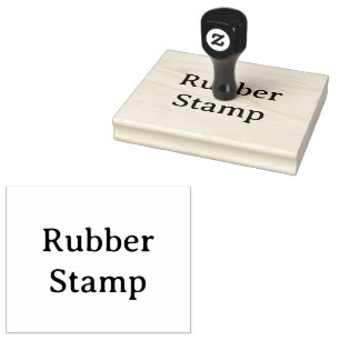 Maak Je Eigen Houten Handvat 4" x 5" Hout Kunst  Rubberstempel