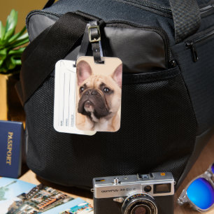 Maak Je Eigen Huisdier Foto Aangepaste Foto Bagagelabel
