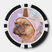 Maak Je Eigen Huisdier Foto Aangepaste Foto Poker Chips (Voorkant)