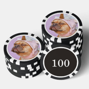 Maak Je Eigen Huisdier Foto Aangepaste Foto Poker Chips