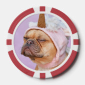 Maak Je Eigen Huisdier Foto Aangepaste Foto Poker Chips (Voorkant)