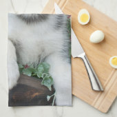 Maak Je Eigen Huisdier Foto Aangepaste Foto Theedoek (Quarter Fold)