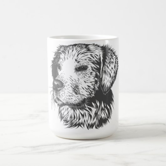 Maak Je Eigen Huisdier Hond Aangepast Koffiemok (Center)