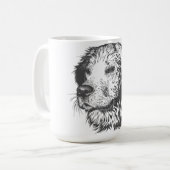 Maak Je Eigen Huisdier Hond Aangepast Koffiemok (Voorkant links)