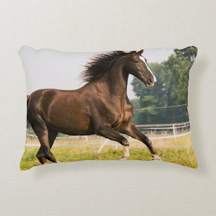 Maak Je Eigen Huisdier Paard Foto Aangepaste Foto Accent Kussen