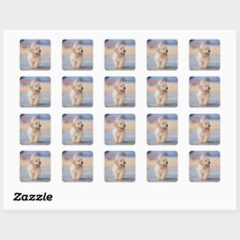 Maak je eigen huisdier vierkante sticker