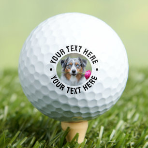 Maak je eigen huisdierhond foto golfballen