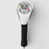 Maak je eigen huisdierhond foto golfheadcover (Voorkant)
