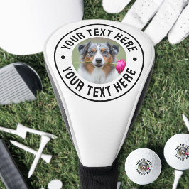 Maak je eigen huisdierhond foto golfheadcover