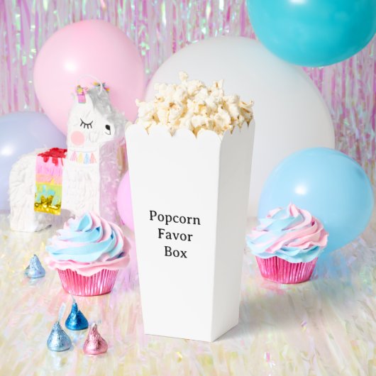 Maak Je Eigen Hulpbronnen Popcorn Bedankdoosjes (Feest)