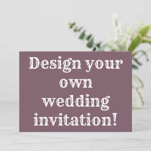 Maak je eigen huwelijk kaart (Staand voorkant)