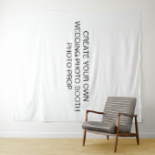 Maak Je Eigen Huwelijks-Fotohokje Foto Prop Wandkleed (In Situ (horizontaal))