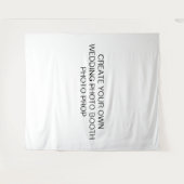 Maak Je Eigen Huwelijks-Fotohokje Foto Prop Wandkleed (Voorkant (horizontaal))