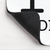 Maak je eigen I Love Heart - voeg je naam toe Muismat (Hoek)