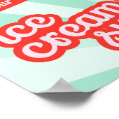 Maak je eigen Ice Cream Sundae Bar-tabletteken Poster (Hoek)