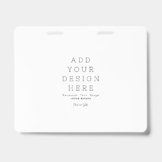 Maak je eigen ID Badge (Voorzijde)