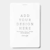 Maak je eigen ID Badge (Voorzijde)