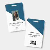 Maak Je Eigen ID Kaart Sjabloon Badge (Voor- en achterkant)