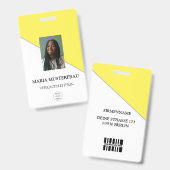 Maak Je Eigen ID Sjabloon Badge (Voor- en achterkant)