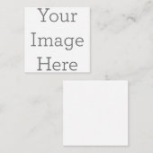 6,3 cm x 6,3 cm Informatiekaartje (Voorkant / Achterkant)