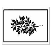Maak Je Eigen Ingelijste Blad Foliage Bloemensprig Rubberstempel (Afrduk)