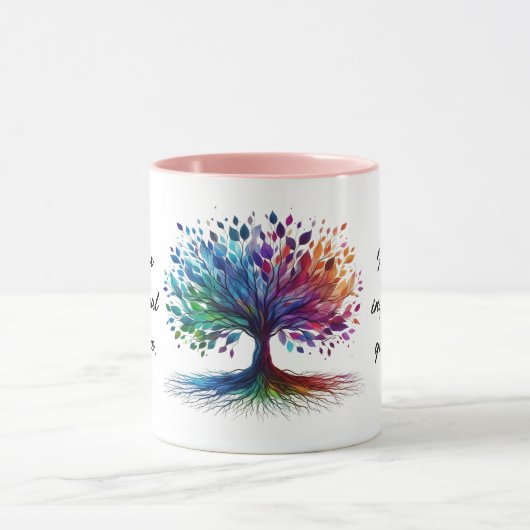 Maak je eigen Inspirerend boomleven mok (Midden)