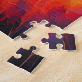 maak je eigen inspirerende bericht,landschap legpuzzel (Zijkant)