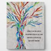 Maak je eigen inspirerende/motivatie citaat fotoplaat (Voorkant)