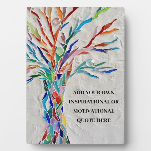 Maak Je Eigen Inspirerende/Motivatie Spreuk Fotoplaat (voorkant)