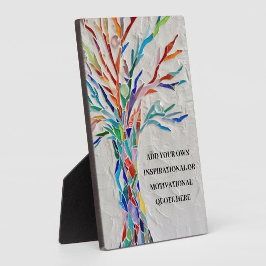 Maak Je Eigen Inspirerende/Motivatie Spreuk Fotoplaat (Zijkant)