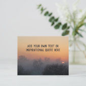 Maak je eigen inspirerende of opbeurende quote - briefkaart (Staand voorkant)