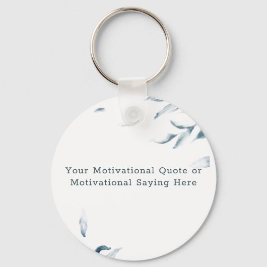 Maak Je Eigen Inspirerende Quote Sleutelhanger (Voorkant)