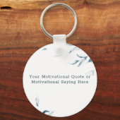 Maak Je Eigen Inspirerende Quote Sleutelhanger (Voorkant)