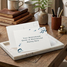 Maak Je Eigen Inspirerende Quote Waterverf Pos Briefkaart