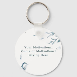 Maak Je Eigen Inspirerende Spreuk Watercolor Sleutelhanger