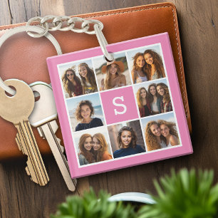 Maak je eigen Instagram-collage met aangepaste mon Sleutelhanger