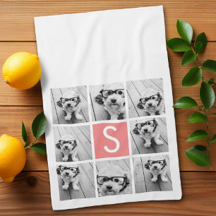 Maak je eigen Instagram-collage met aangepaste mon Theedoek