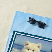 Maak je eigen Instagram-raster Zomerfotocollage Strandlaken (In situ)