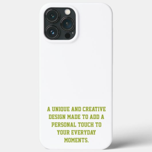 Maak Je Eigen iPhone 13 Pro Max Case Mate Hoesje (Achterkant)