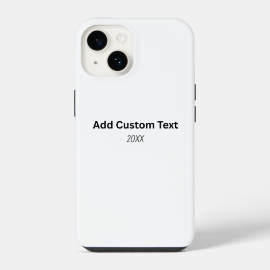Maak Je Eigen iPhone 14 Stroeve Hoesje (Achterkant)