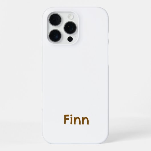 Maak Je Eigen iPhone 16 Pro Max Slanke Hoesje (Achterkant)