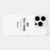 Maak Je Eigen iPhone Hoesje (Achterkant (horizontaal))