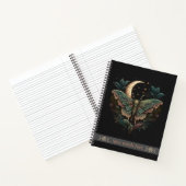 Maak Je Eigen Iridiserende Hemelse Bloemvlinder Notitieboek (Binnen)