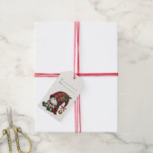 Maak Je Eigen Jingle Kerstmis Plaid Gnome Cadeaulabel (Met Touw)