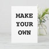 MAAK JE EIGEN KAART (Staand voorkant)