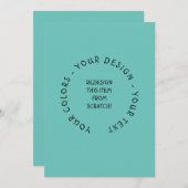 Maak je eigen kaart (Voorkant / Achterkant)