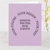 Maak je eigen kaart (Gele Bloem)