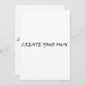 Maak je eigen kaart (Voorkant / Achterkant)